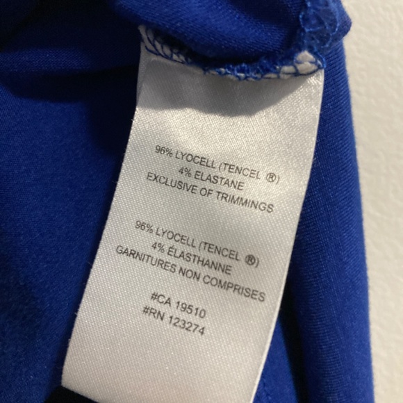 Lolë royal blue dress - Picture 5 of 5